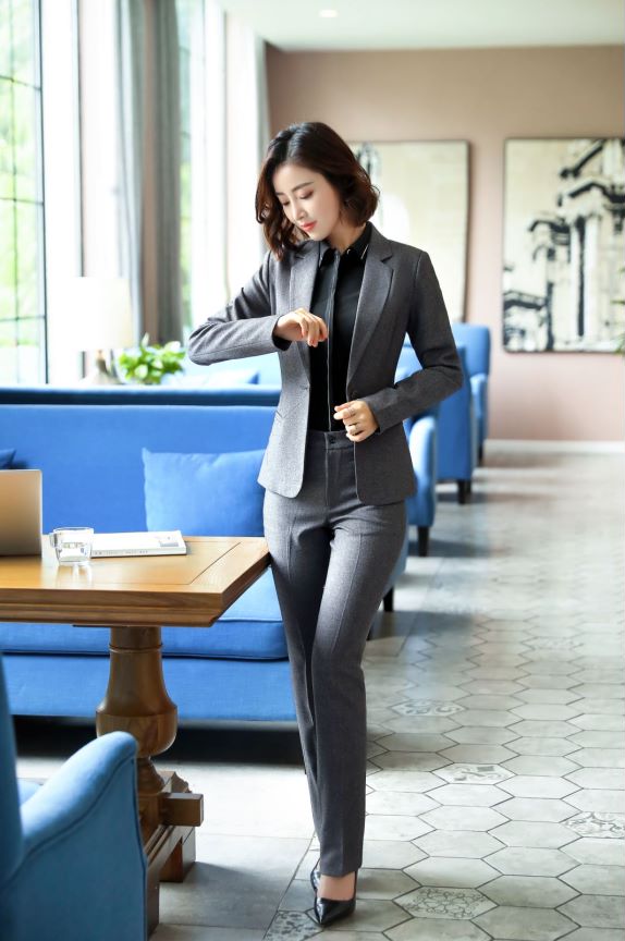 Formal Collared Long Sleeve Suits
